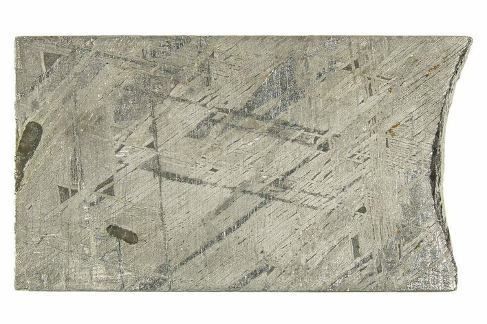 Etched Gibeon Iron Meteorite ( g) Slice - Namibia #334671